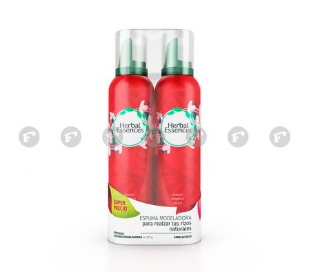 Herbal essences mousse 227 gramos x 2