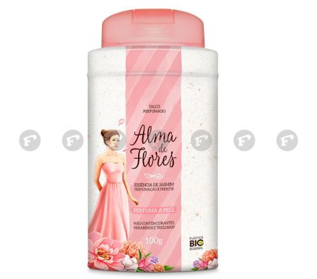Alma de flores talco jazmin 100 gramos