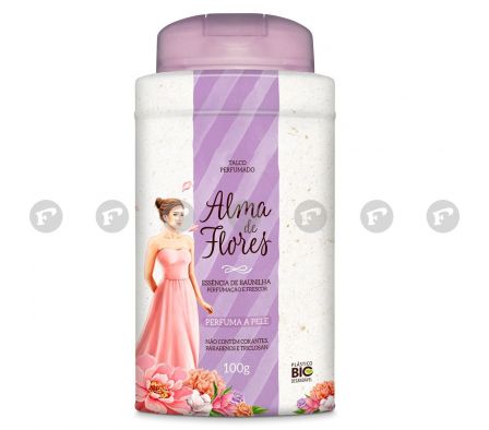 Alma de flores talco vainilla 100 gramos