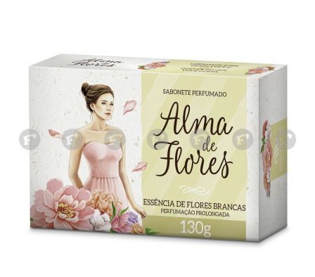 Alma de flores jabon flores blancas 130 gramos