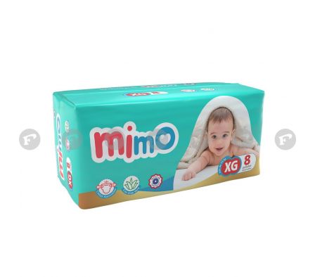 Mimo pañal extragrande mini pack x 8 unidades