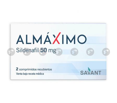 ALMAXIMO 50 MG. CJ X 2 COMP. REC.