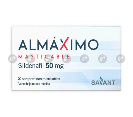 ALMAXIMO 50 MG. CJ X 2 COMP. MASTIC.