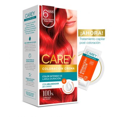 Carey tintur kit n 6.666 rubio oscuro super rojo