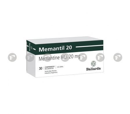 MEMANTIL 20 MG. CJ X 30 COMP.