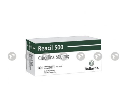 REACIL 500 MG. CJ X 30 COMP. REC