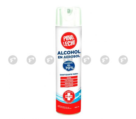 ALCOHOL 70% PINOLECHE AEROSOL FR. X 400 CC