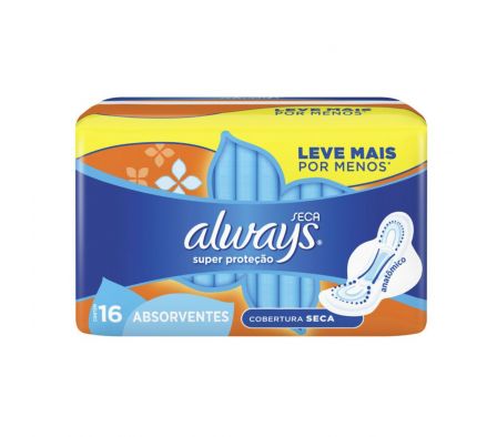 Always super proteccion anatomica c alas 16 unid