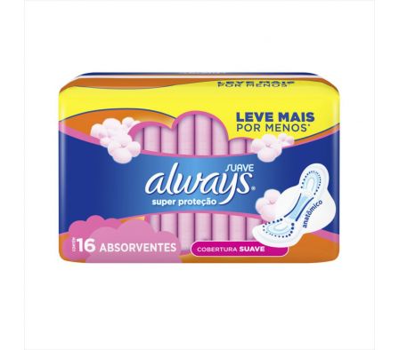Always super proteccion suave con alas x 16 unid