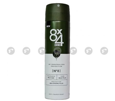 8 X 4 deo spray wild men fr.150 ml.