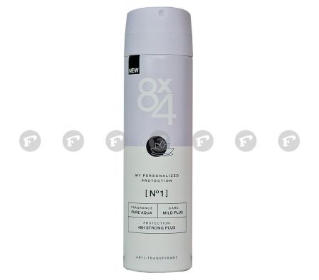 8 X 4 deo spray pure aqua fr.150 ml.