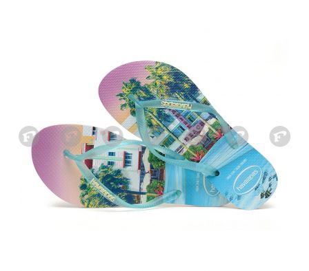 Havaianas zap slim paisaje blanco-verde 37-38