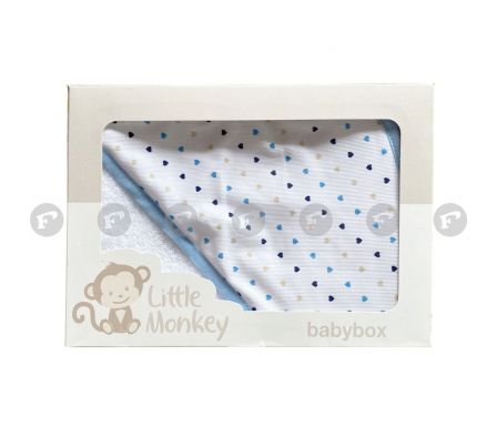 Little monkey toalla con capucha nene