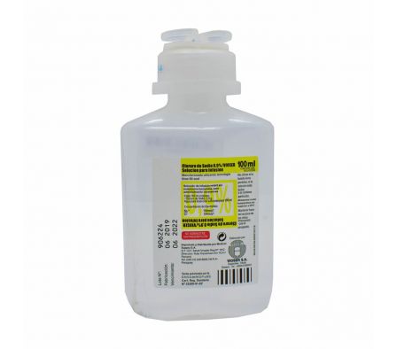 SUERO FISIOL. 0, 9% VIOSER - FRASCO DE 100 ML.