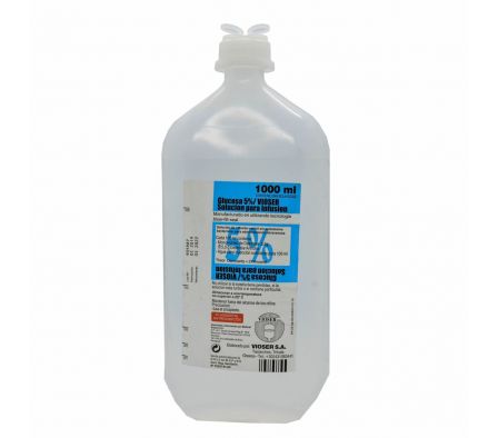 SUERO GLUCOSA 5% VIOSER FR. X 1000 ML.