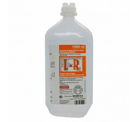 SUERO DE RINGER LACTATO VIOSER FR. X 1000 ML.