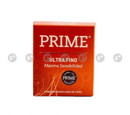 PRIME ULTRA FINO PRESERV. CJ X 3 UNID.