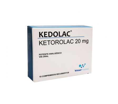 KEDOLAC 20 MG CJ X 10 COMP. REC.