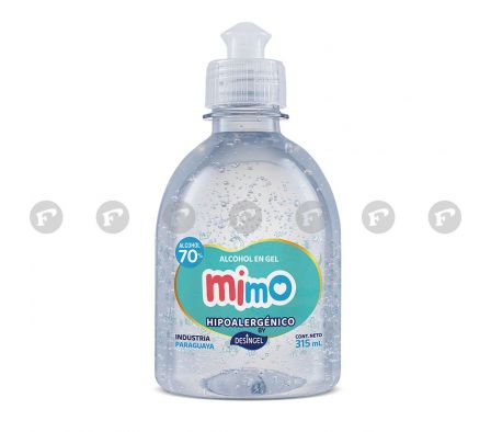 ALCOHOL GEL 70% MIMO FR. X 315 ML.