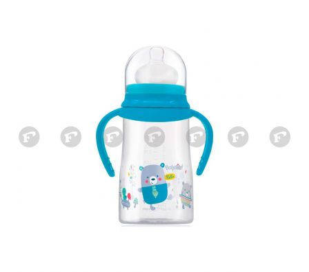 Babelito biberon boca ancha n°2 celeste 250 ml 7229