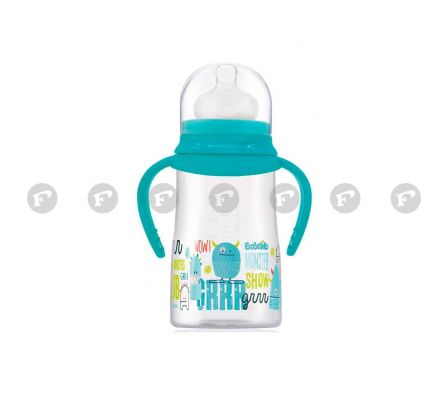 Babelito biberon boca ancha n°3 celeste 250 ml 7236