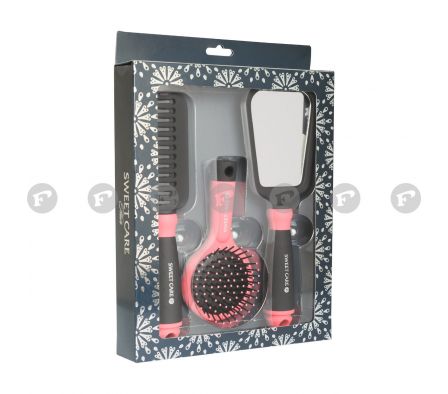 Sweet care (cepillo+peine+espejo)