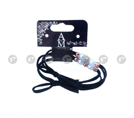 Agogo para pelo trensa con perla varios colores90066