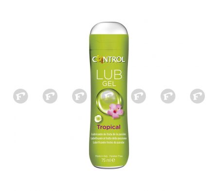 CONTROL GEL LUBRICANTE TROPICAL POMO X 75 ML.