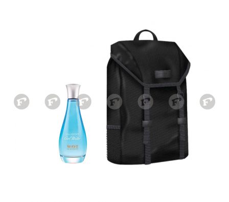 Davidoff cool water women wave edt 100ml + mochila
