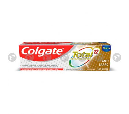 Colgate crema dental total 12 anti-sarro 90 gr.