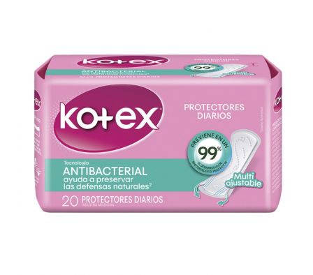 Kotex pd antibacterial x 20 unid