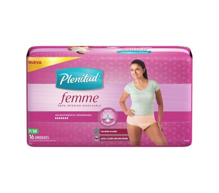 Plenitud femme ropa interior t p/m x16unid./.