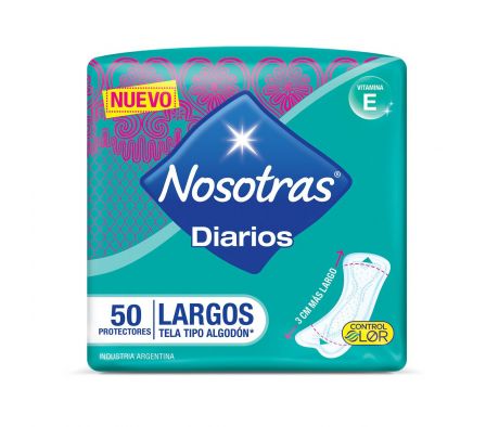 NOSOTRAS PD LARGOS PAQ. 50 UNID.