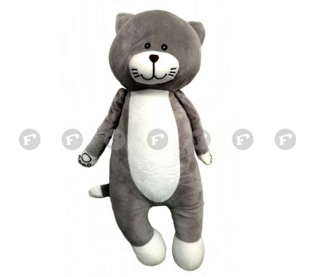 Peluche almohada hipoalergenico gato negro/cris 60cm./.