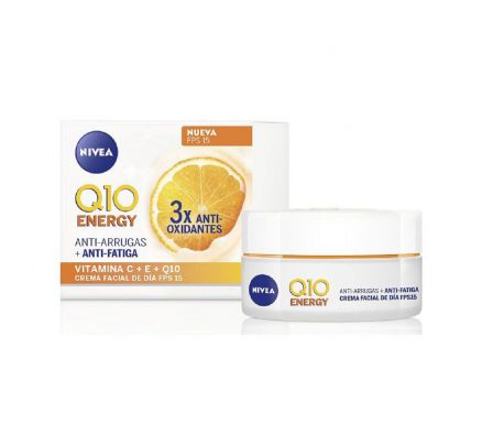 NIVEA FACIAL Q10 ENERGY FPS 15 x 50 ML./.