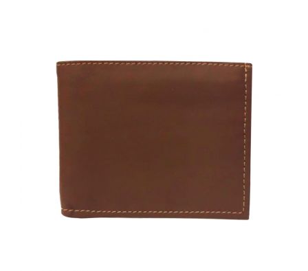 Billetera caballero lisa marron