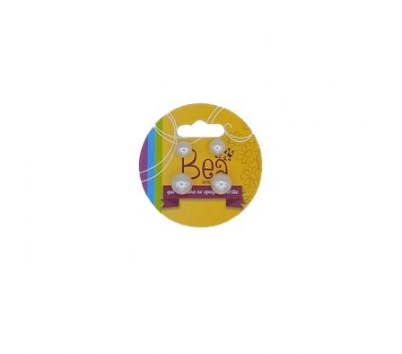 Bea accesorios aros con perlas x 2
