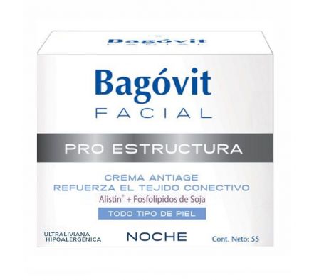 BAGOVIT FACIAL PRO ESTRUCT. NOCHE CR. ANTIAGE POTE X 55 GR.