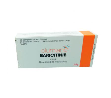 OLUMIANT 4 MG. (BARICITINIB) CJ X 28 COMP. REC.