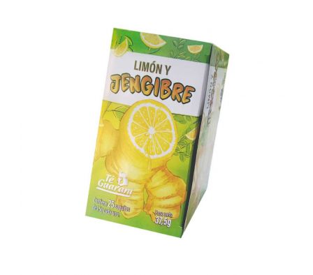 TE GUARANI LiIMON Y GENJIBRE CJ X 25 SOBRES