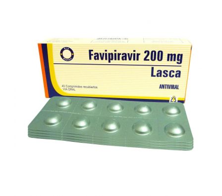 FAVIPIRAVIR 200 MG LASCA CJ X 40 COMP.REC.