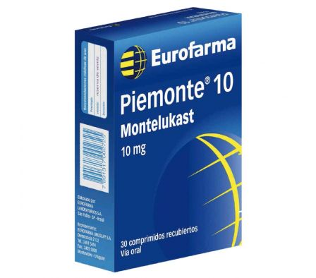 PIEMONTE 10 MG. CJ X 30 COMP. MASTIC.