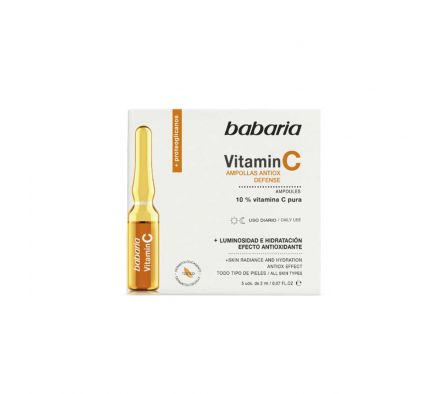 BABARIA AMPOLLA VITAMINA C PURA 2 ML