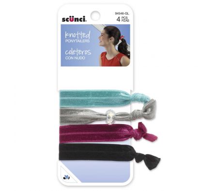 SCUNCI GOMAS CINTA LADY PONYTAILERS X 4 UNIDADES