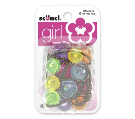 SCUNCI GOMAS AGOGO GIRL BOLAS X 6 UNIDAES