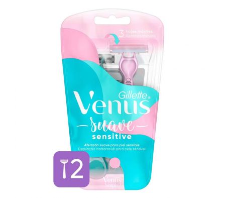 Gillette maquina venus simply 3 sensitive x 2
