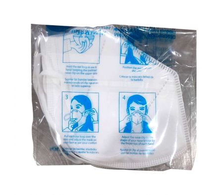 MASCARILLA KN95 CKTECH (MATHER) BOLSA X 2 UNID.