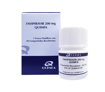 FAVIPIRAVIR 200 MG CJ X 40 COMP. REC.