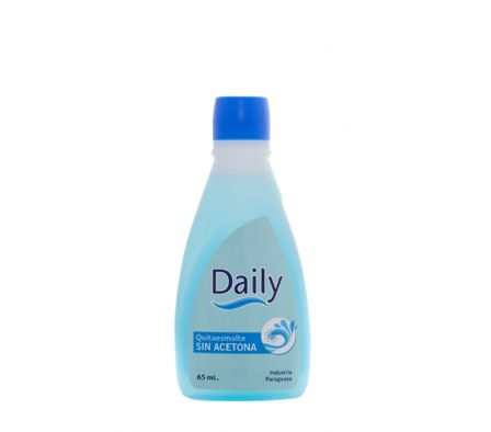 Daily quita esmalte celeste 65 ml