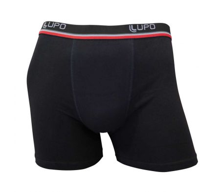 Lupo ropa interior algodon negro exgde 9990